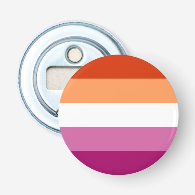 Ouvre-bouteille LGBT Drapeau Lesbien (Devant)