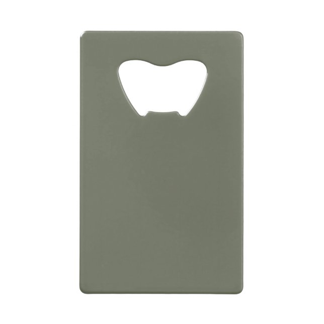 Ouvre-bouteille mince vert mousse – Personnalisabl (Devant)
