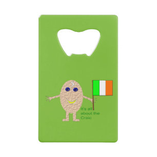 Ouvre-bouteille œuf irlandais patriotique