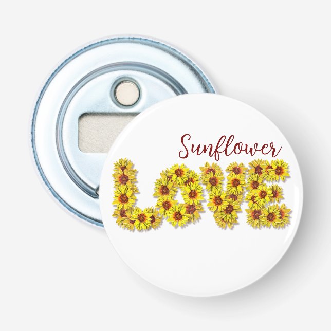 Ouvre-bouteille Sunflower Love (Devant)