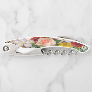 Ouvre-bouteille Tire-bouchon Floral