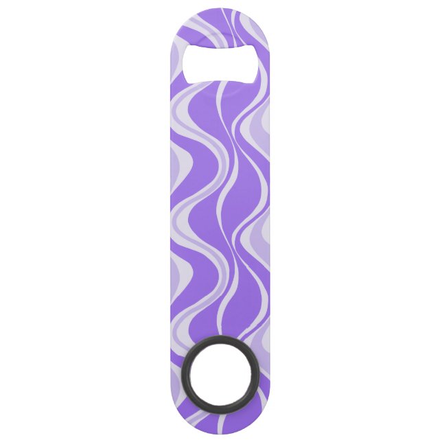 Ouvre-bouteille Vagues Violettes (Devant)