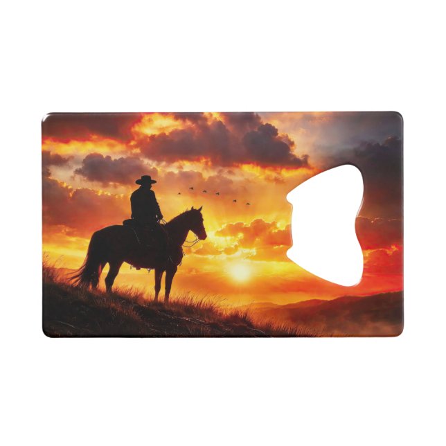Ouvre-bouteille Western Country Cowboy (Devant (Horizontal))