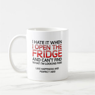 Ouvre le réfrigérateur Mug drôle