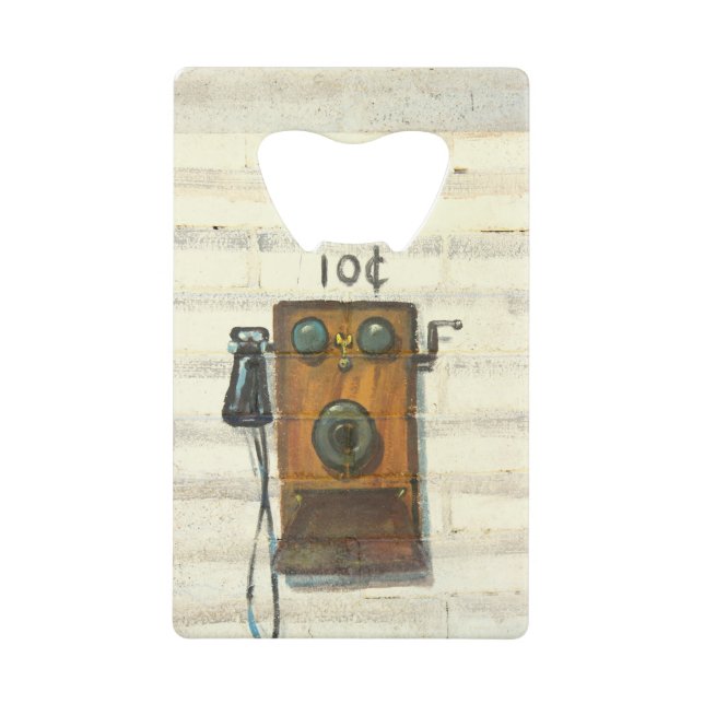 ouvreur de bouteille antique de téléphone payant (Devant)