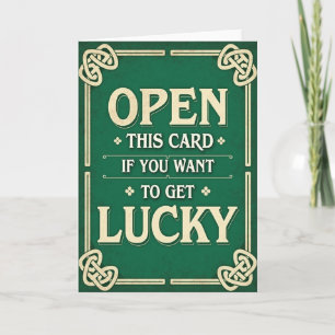 Ouvrez cette carte pour avoir de la chance