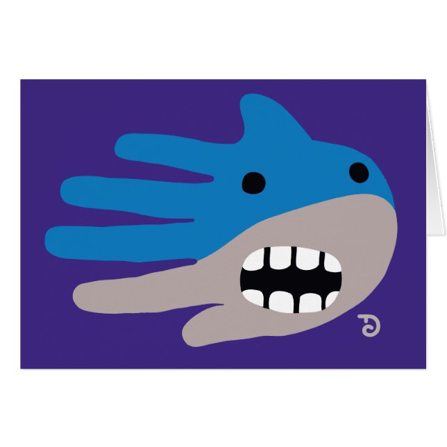 Ouvrez le requin de bouche (Devant horizontal)
