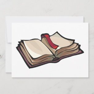 Ouvrez les invitations de livre