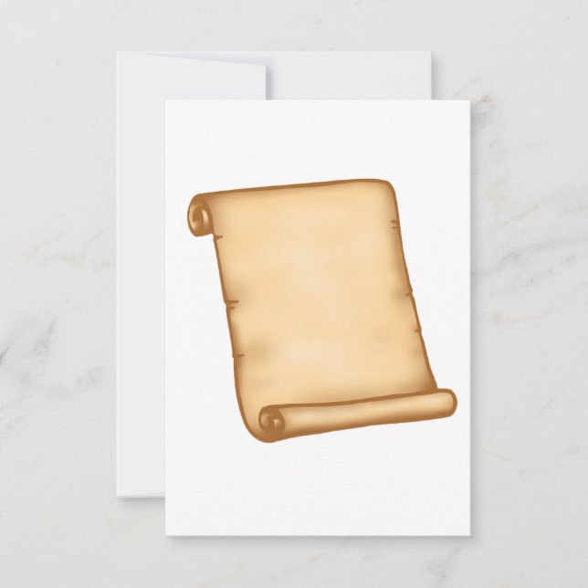 Ouvrez les invitations de rouleau (Devant)