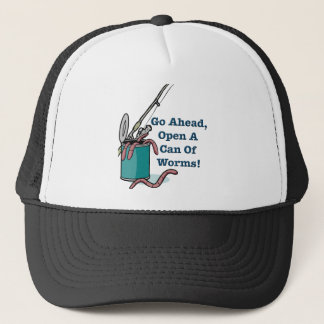 Ouvrez une boîte de casquette de vers