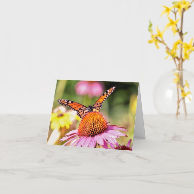 Ouvrez votre carte de note en blanc du coeur (Fleur jaune)