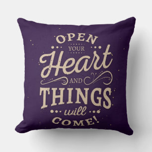 Ouvrez votre Coussin décoratif du coeur