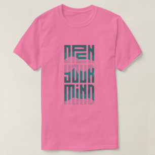 Ouvrez votre esprit T-shirt typographie futurist
