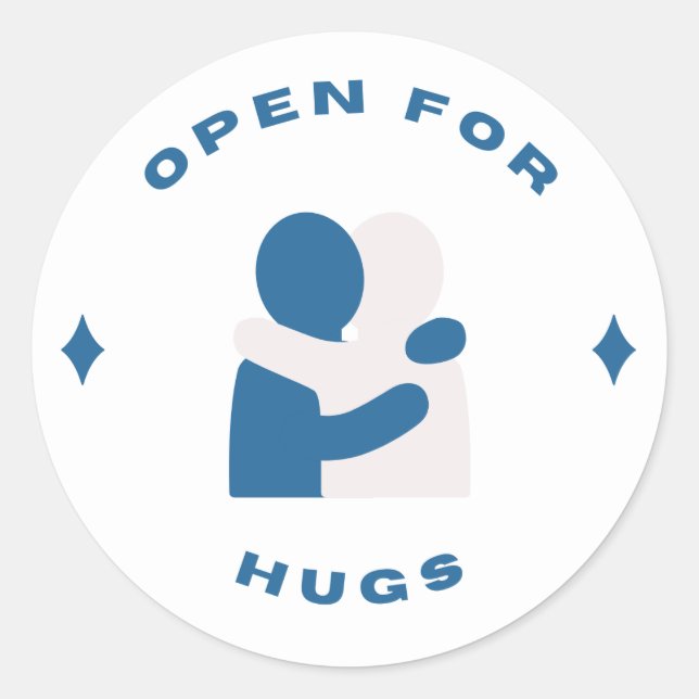 Ouvrir pour les autocollants de Hugs (Devant)