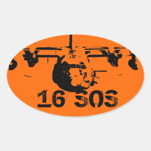 Ovale 16 Sticker SOS