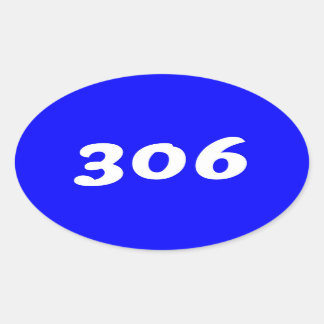 Ovale 306 Sticker pare-chocs #1