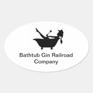 Ovale Baignoire Gin Railroad Co. Bumper Sticker