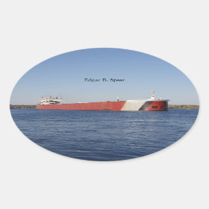 Ovale Edgar B. Speer sticker