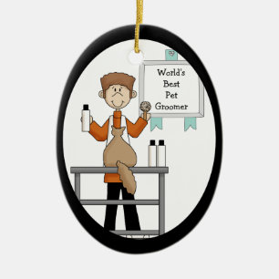 Ovale En Céramique Meilleur ornement pour adultes