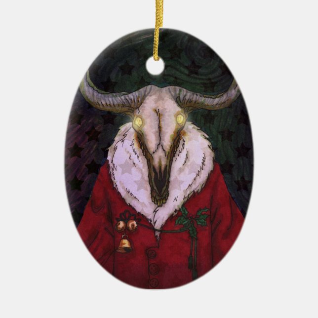 Ovale En Céramique Ornement de Creepmas (Devant)