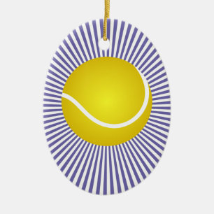 Ovale En Céramique Ornement de tennis - SRF