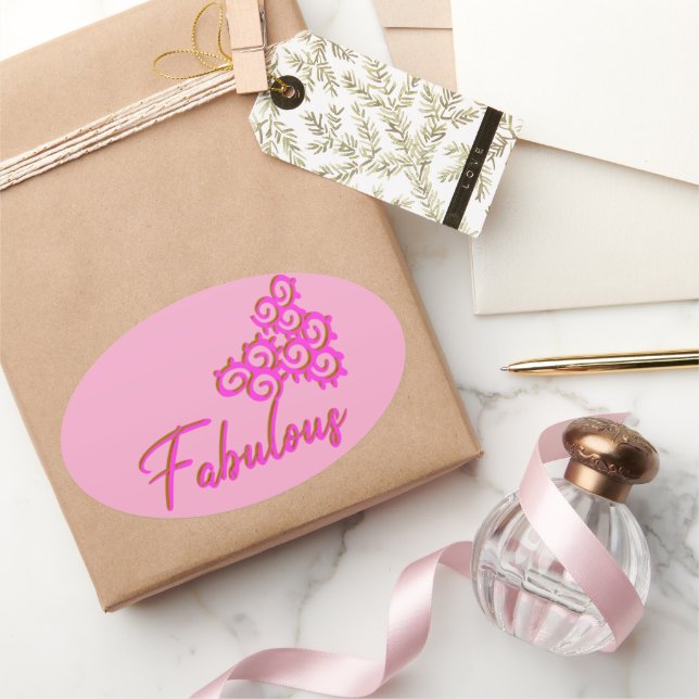 Ovale Fab Iz, Comme Sticker Oval De Fab Duz (Cadeaux)