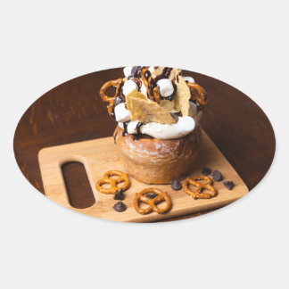 Ovale Food Sticker for Packaging