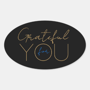 Ovale Gratuit pour vous Sticker