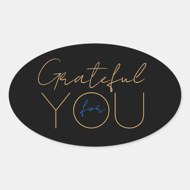 Ovale Gratuit pour vous Sticker (Devant)