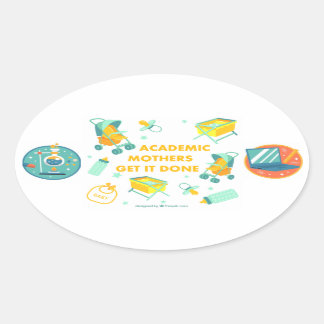 Ovale Les Mères Universitaires Se Font Faire Des Sticker