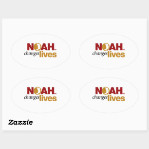 Ovale NOAH change Sticker de vie