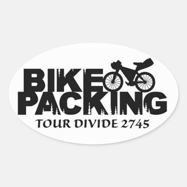 Ovale Oval Bikepacking : Sticker Tour Divide (Devant)