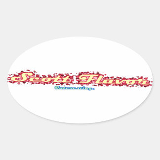 Ovale Scott Flavor : Sticker intéressant