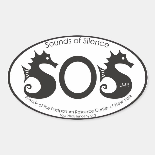 Ovale Sons de silence - LMR - Sticker (Devant)