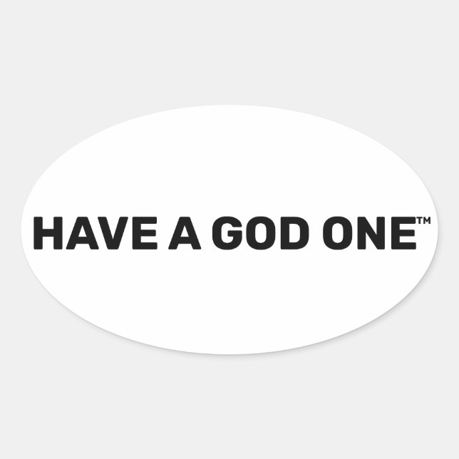 Ovale Sticker (Devant)