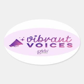 Ovale Sticker à thème | L'école des filles d'Austin