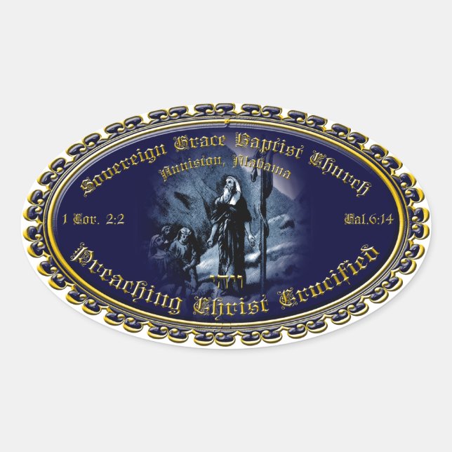 Ovale Sticker Anniston SGBC (Devant)