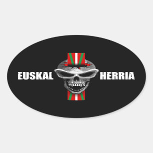 Ovale Sticker basque