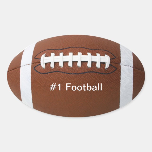 Ovale Sticker de football (Devant)