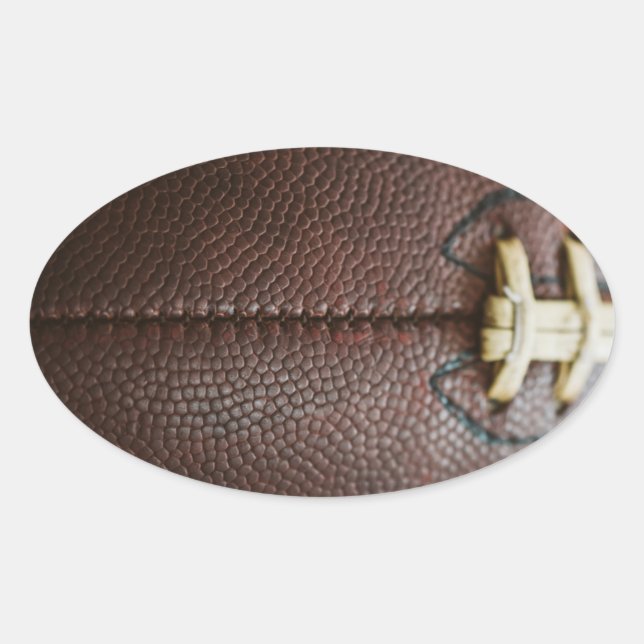 Ovale Sticker de football (Devant)