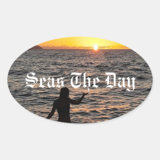 Ovale Sticker De Jour
