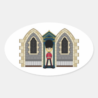 Ovale Sticker de la Garde royale britannique