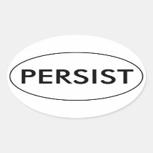 Sticker de voiture PERSIST