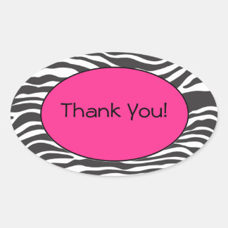 Ovale Sticker d'impression Zebra
