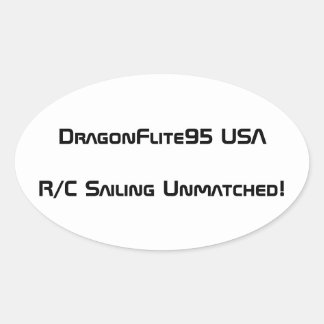 Ovale Sticker DragonFlite 95 USA