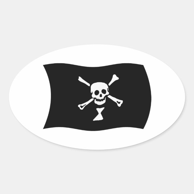 Ovale Sticker Drapeau Emanuel Wynne (Devant)