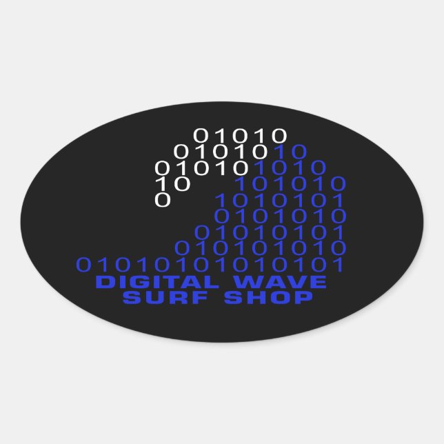 Ovale Sticker du logo DWSS (Devant)