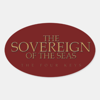 Ovale Sticker du logo Sovereign of the Seas