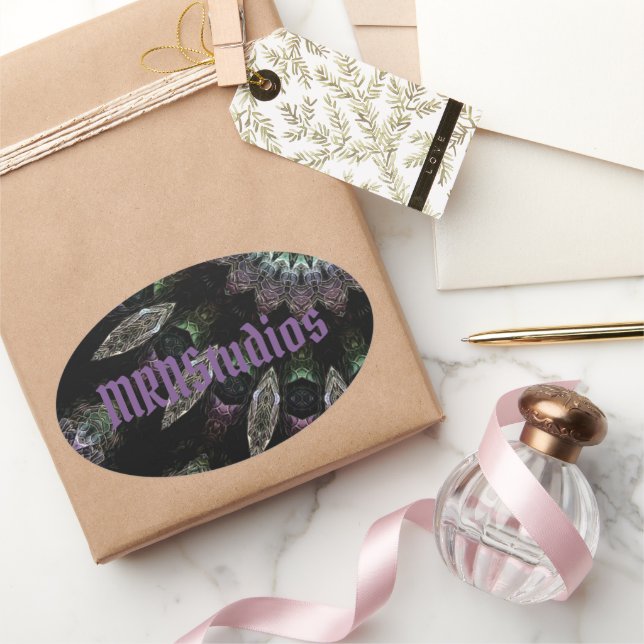 Ovale sticker étoile théo (Cadeaux)