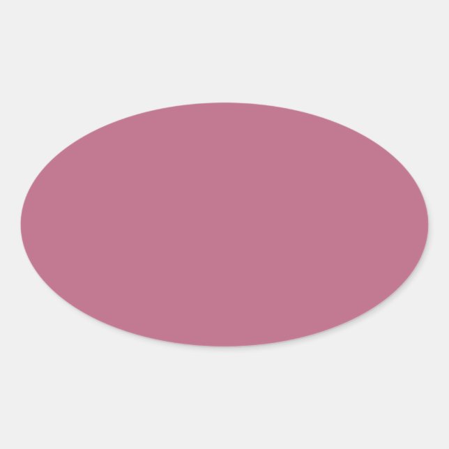 Ovale Sticker Mauve Oval (Devant)